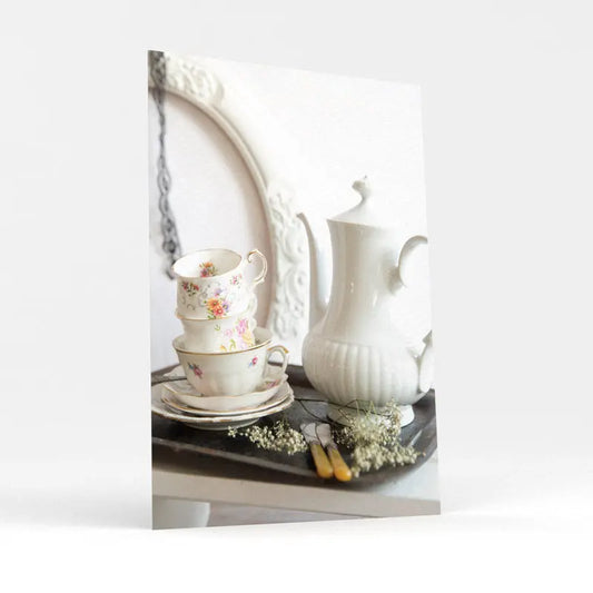 Postkaart Servies -  A6 formaat