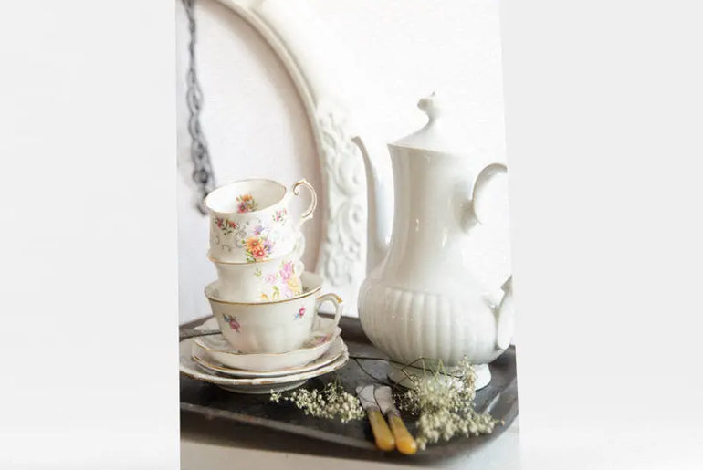 Postkaart Servies -  A6 formaat