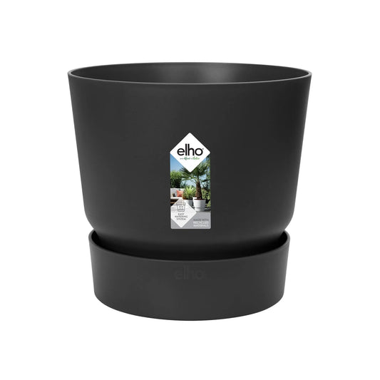 Pot elho Greenville Round zwart - D14 x H13 Everspring