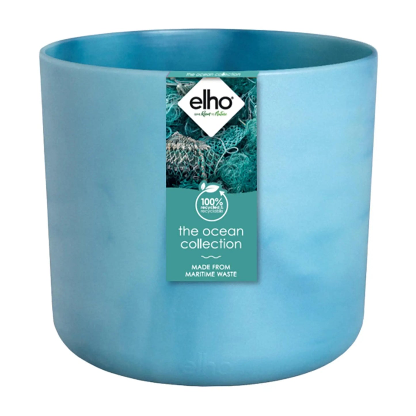 Pot Elho Ocean Round atlantic blue - D18 x H17 Everspring