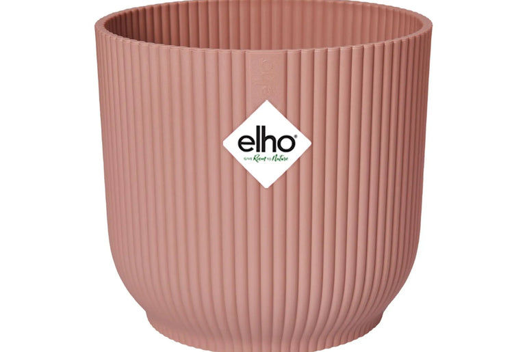 Pot elho Vibes Fold Round roze - including wheels - D35 x H33 Everspring