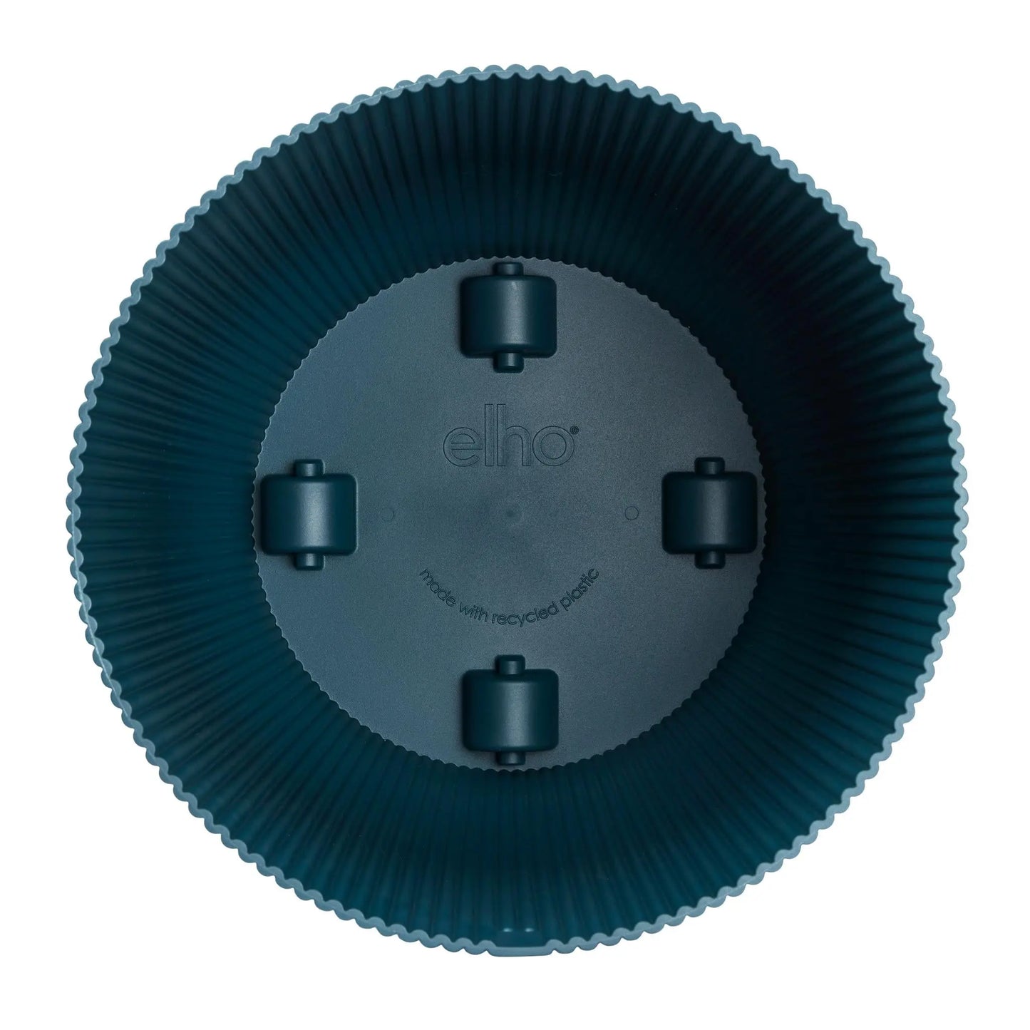 Pot elho Vibes Fold Round blauw - including wheels - D35 x H33 Everspring