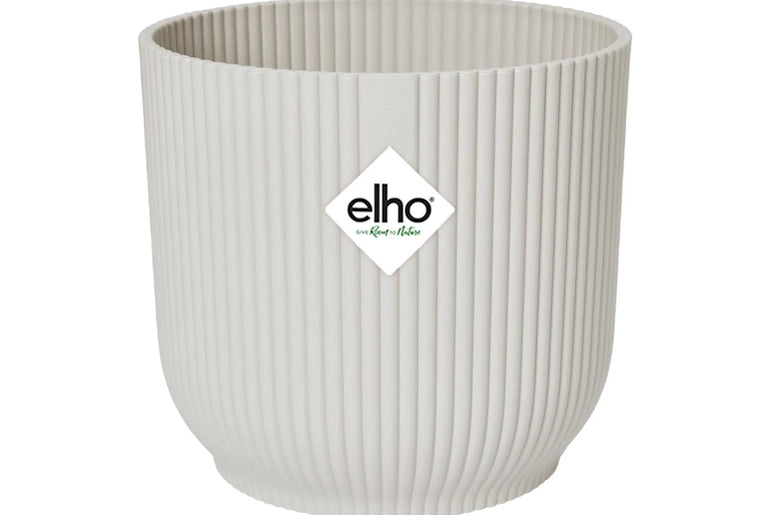 Pot elho Vibes Fold Round wit - D25 x H23 Everspring