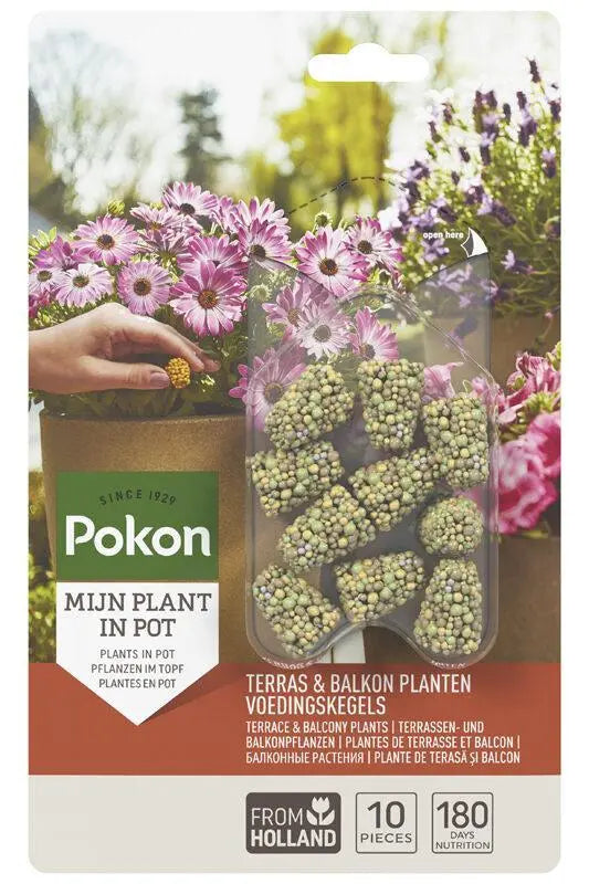 Terras&Balkon Planten Voedingskegels - 10x Everspring
