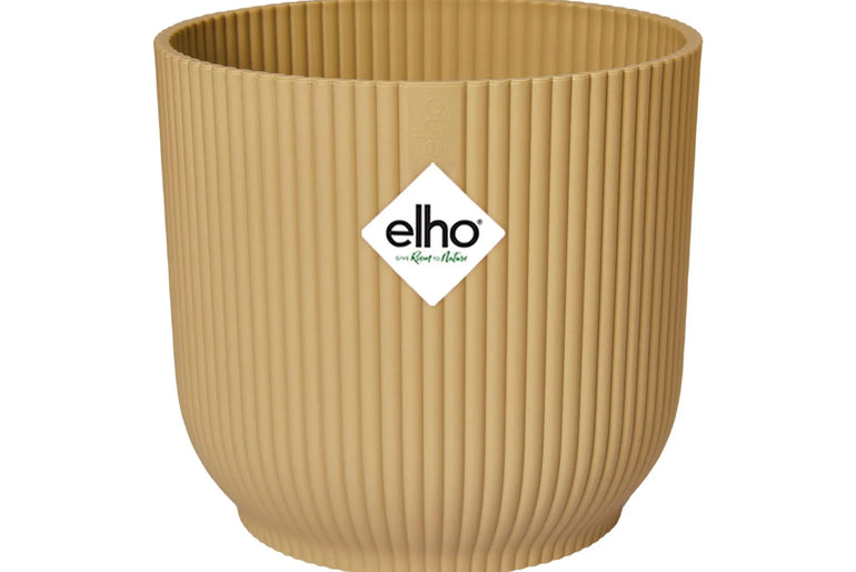 Pot elho Vibes Fold Round geel - D18 x H17 Everspring