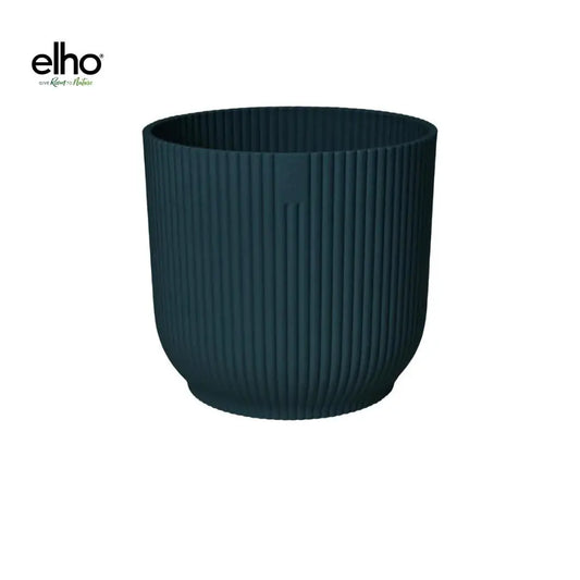 Pot elho Vibes Fold Round blauw - including wheels - D35 x H33 Everspring