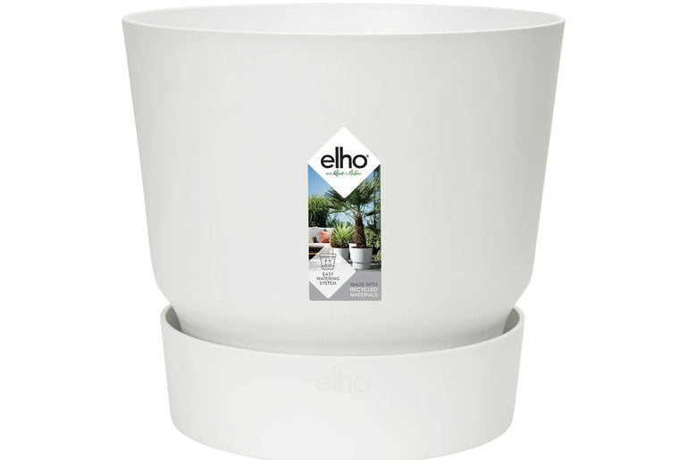 Pot elho Greenville Round wit - D14 x H13 Everspring