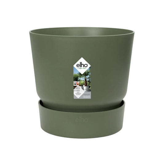 Pot elho Greenville Round groen - D14 x H13 Everspring